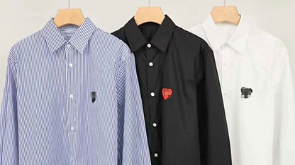 Embroidered Logo Shirt Set