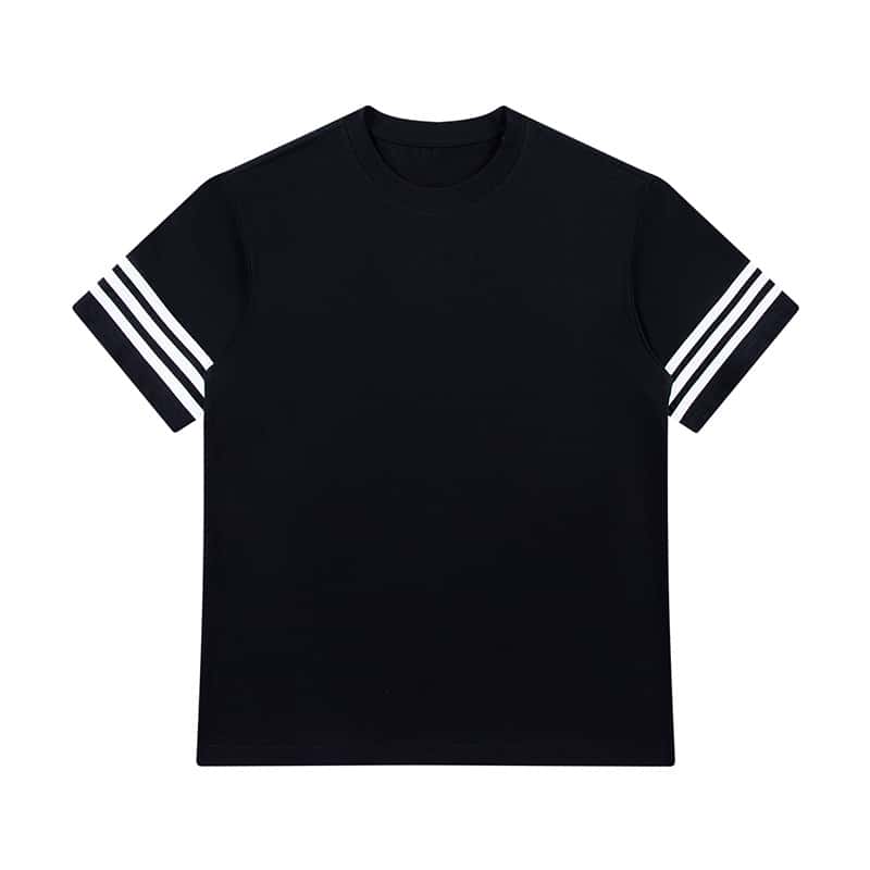 Sporty Striped Sleeve T-Shirt