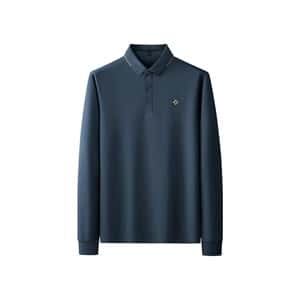 Minimalist Long Sleeve Polo Shirt