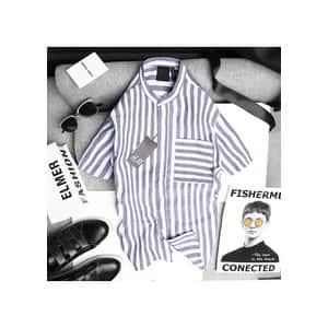 Urban Striped Short Sleeve Shirt