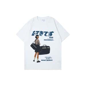 Retro School Girl Graphic Tee