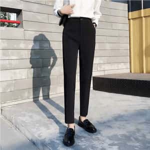Chic Tailored Black Trousers