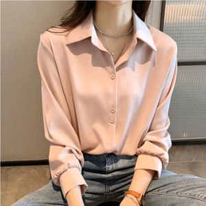 Soft Pink Casual Shirt