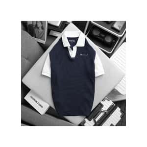 Contrast Polo Vest
